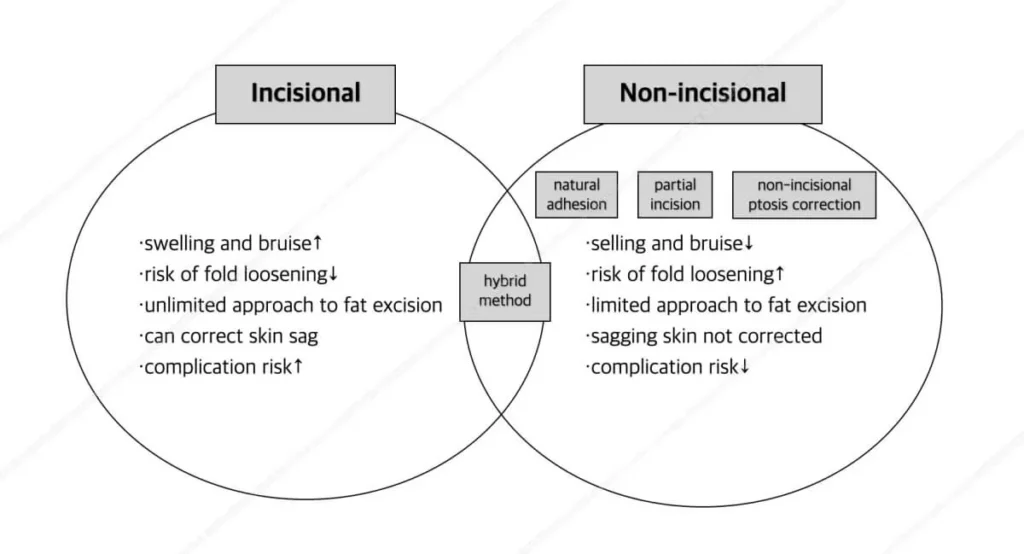 double eyelid surgical method