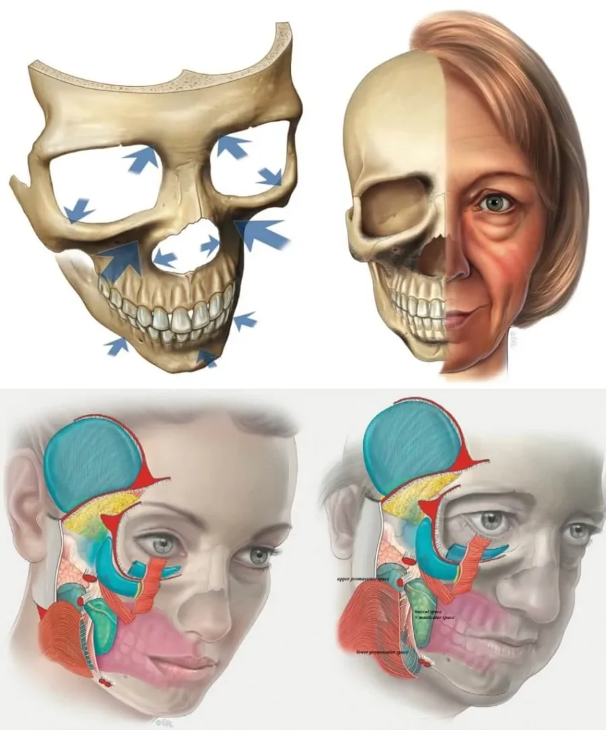 얼굴 노화 과정